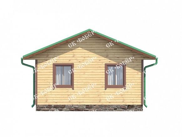 Дом из бруса 6х7.5. фото