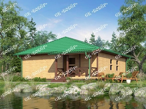 Сруб из бруса 11.5х10